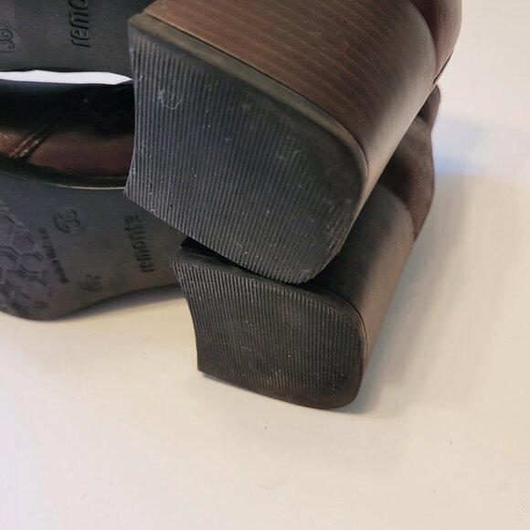 Remonte Rieker Gwyneth Leather Ankle Boots 38 - Picture 12 of 13